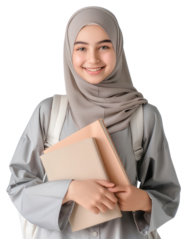 Student learning Quran online at Rahmania Online Academy